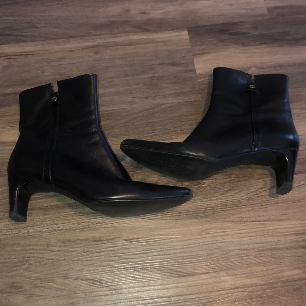 Black Stuart Weitzman ankle boots